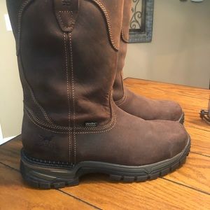 Irish Setter work boots.